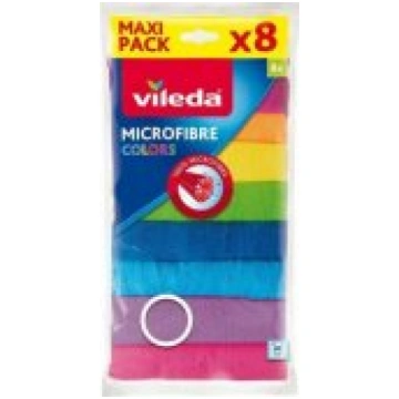 Vileda Microfibre color 8pcs 151501 Aksesuārs MICR