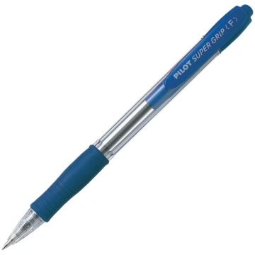 Lodīšu pildspalva PILOT SUPER GRIP 0.7mm zila tint