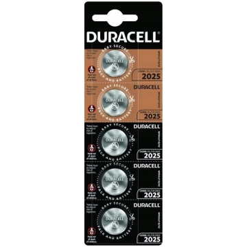 Duracell Batterie Knopfzelle CR2025 3.0V Lithium 5
