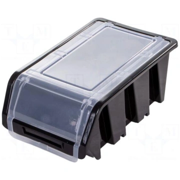 Container: cuvette | black | with a lock | 490x298