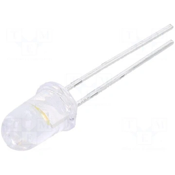 LED | white warm | 5mm | 14250÷28500mcd | 15° | Fr