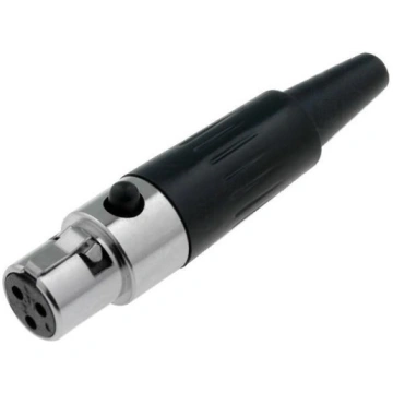 AG3F; Plug; XLR mini; female; PIN: 3; for cable; s