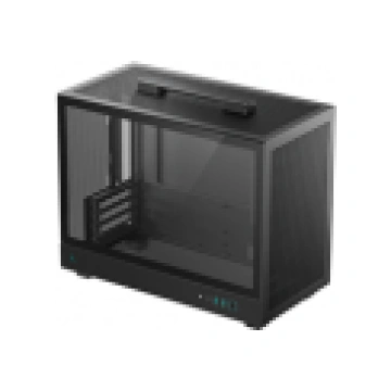 Deepcool Case | CH160 Plus | Black | Mini-ITX | Po