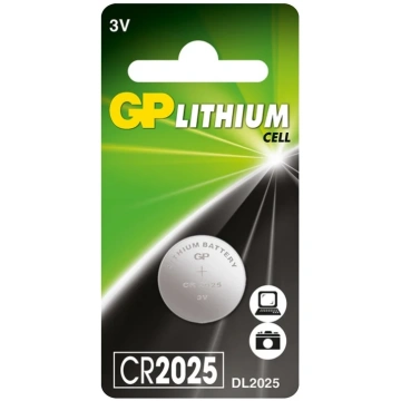 Litija baterija GP GPPBL2025007, CR2025, 3 V