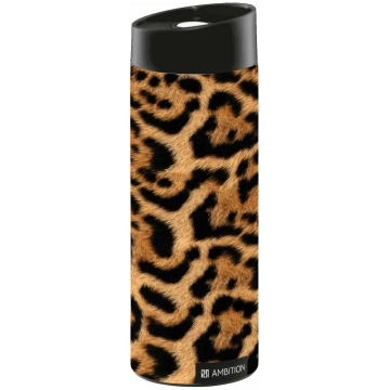 Termokrūze Ambition Animal Leopard, 0.35 l, melns 