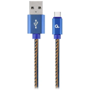 Cablexpert | Premium Jeans (Denim) Type-C USB Cabl