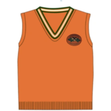 Trikotāžas auduma veste ar logo