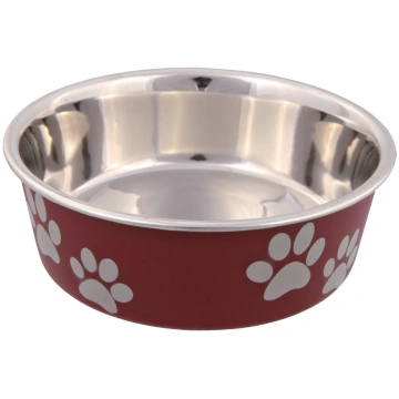 Bļoda suņiem – TRIXIE Stainless Steel Bowl with Pl