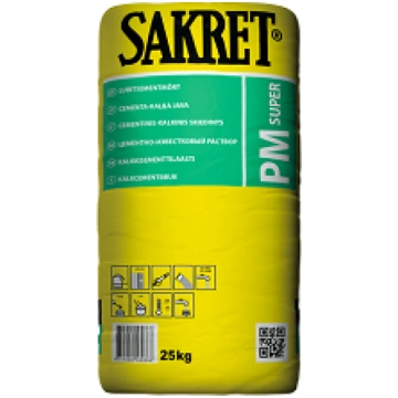 Sakret PM-Super (mūrēšanas-apmešanas java) 40kg s-