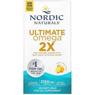 NORDIC NATURALS Ultimate Omega 2X (120 kapsulas)