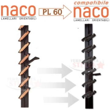 Comando orientabile 28 lamelle compatibile naco pe