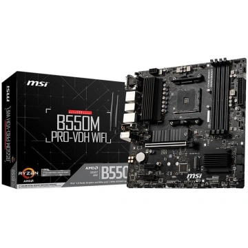 MSI Mainboard B550M PRO-VDH WIFI - micro ATX - Soc