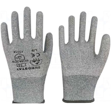 Protective gloves | Size: M | ESD | polyester,span