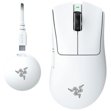 Razer DeathAdder V4 Pro, Balta
