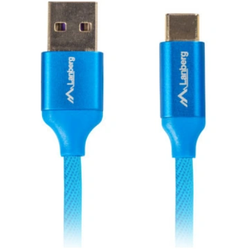 Vads Lanberg, USB Type C/USB 2.0 Type A, 180 cm, z
