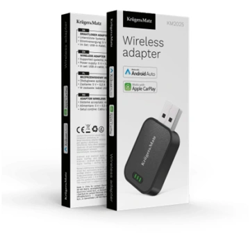 Android Auto un Apple CarPlay bezvadu USB adapteri