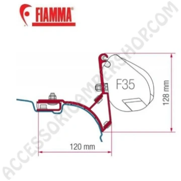 KIT VW T5/T6 DAL 2003 ADATTATORI STAFFE PER TENDAL