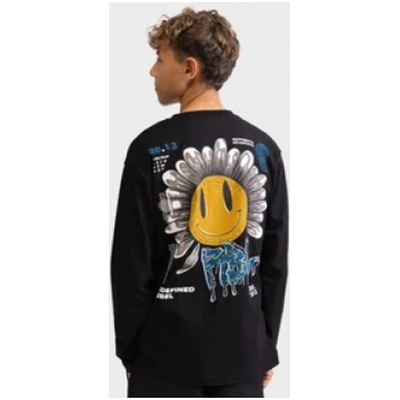JAY TEE BOXY FIT - Tops ar garām piedurknēm - blac