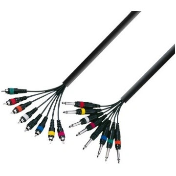 Adam Hall Cables Multicore Cable 8 x 6.3 mm Jack m