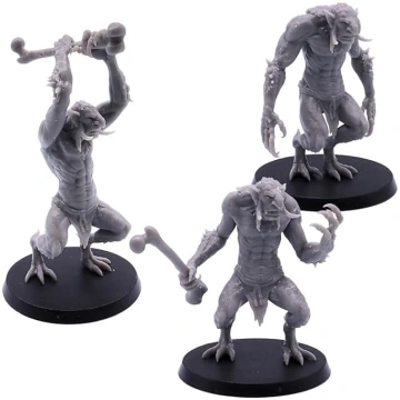 Meža troļļu miniatūra 28mm Dungeons and Dragons mi