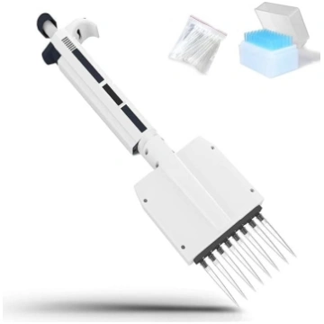 Laboratorijas mikropipete (0,5 ul-300 ul), 8 kanāl