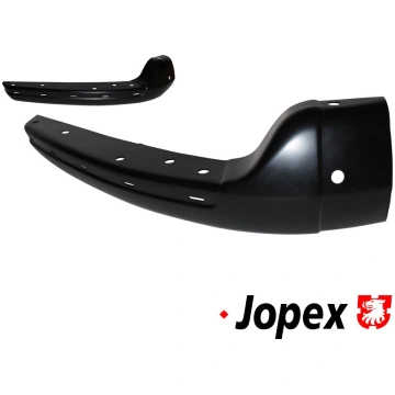 Corner piece, bumper, front, black primered, right