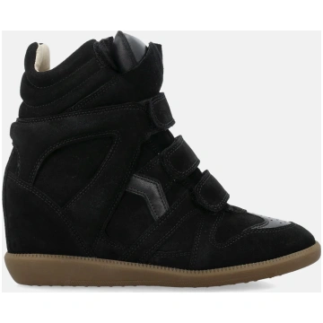 Isabel Marant Bekett suede leather wedge sneakers 