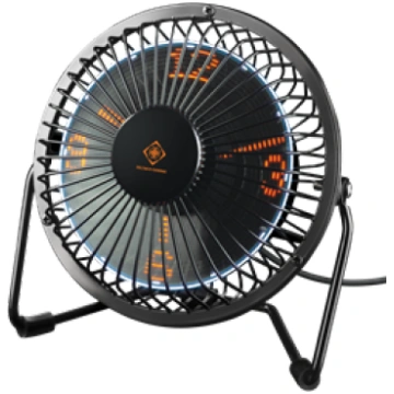 DELTACO GAMING USB darbvirsmas ventilators ar pulk