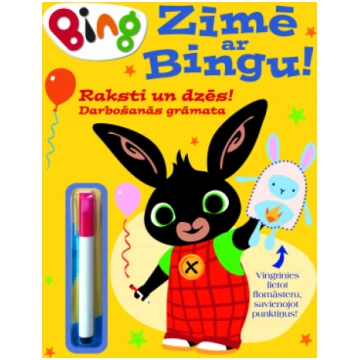Zīmē ar Bingu! Raksti un dzēs! Darbošanās grāmata