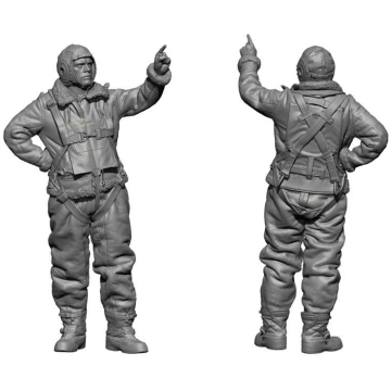 WW2 US Bomber Crew on the ground Legend