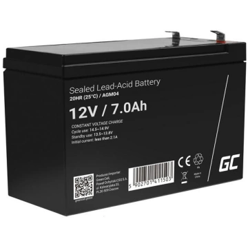 Green Cell Green Cell AGM VRLA 12V 7Ah maintenance