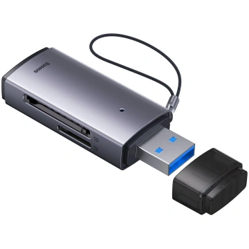 Baseus BS-OH069 USB Card Reader, SD - microSD, Gre