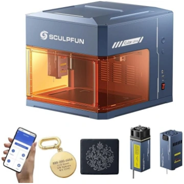 SCULPFUN iCube Ultra Dual 12 W lāzera gravēšanas i