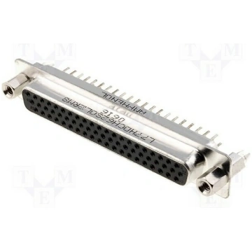 Connector: D-Sub HD; PIN: 62; socket; female; on P