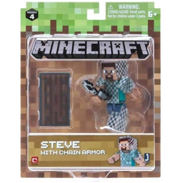 Minecraft 16493 Steve With Chain Armor figūriņa