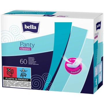 Biksīšu ieliktnīši Bella Panty Classic, 60 gab