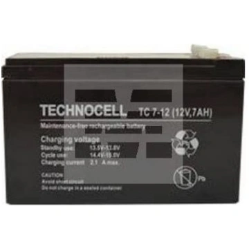 TECHNOCELL Maintenance-free AGM 7Ah 12V Technocell