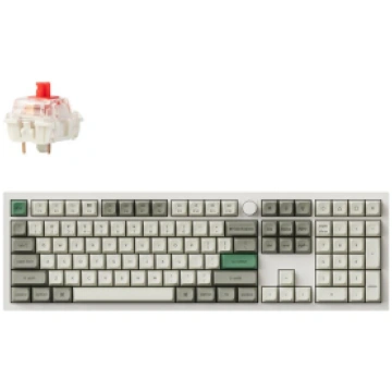 KEYBOARD WRL Q6 MAX RGB/SHELL WHITE Q6M-P1 KEYCHRO