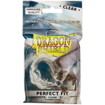 Dragon Shield Standard Perfect Fit Sleeves – Clear
