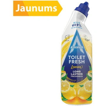 Tualetes podu tīrīšanas gēls ASTONISH Citronu 750m
