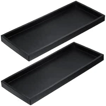 QUARKZMAN 2 Stück Badezimmer Vanity Tablett 11.8 Z