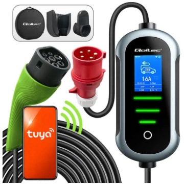 Qoltec Mobilna ładowarka do samochodu elektryczneg