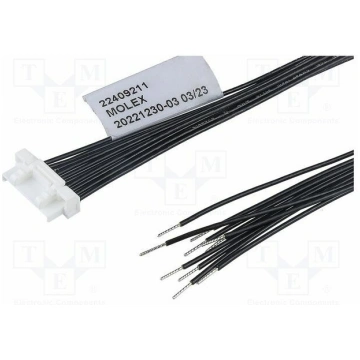 Connector: wire-board; male; PIN: 10; Inom: 1A; co