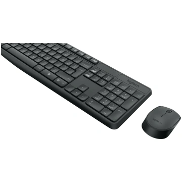 Logitech MK235 - keyboard and mouse set - Portugue