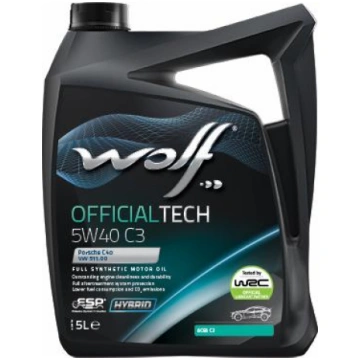 Wolf 8333477 - OFFICIALTECH 5W40 C3 5L SN-CF.C2.C3
