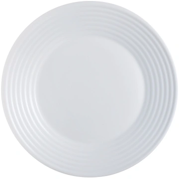 Šķīvis pusdienu Luminarc Harena, Ø 25 cm, balta kr