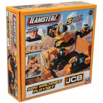 Teamsterz JCB MINI MACHINES Playset with sand and 