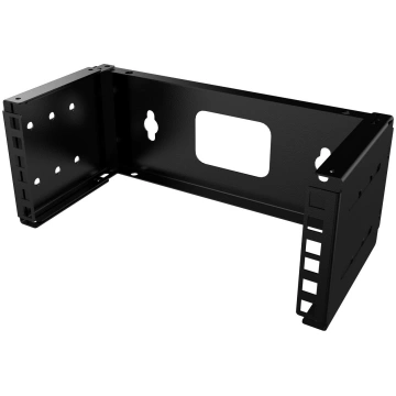 Lanview 10"" 2U Open Frame Rack Wall Mount - Black