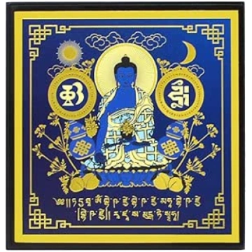 Huanxian Fen Shui Medicīna Budas plāksnītes statuj
