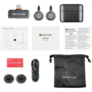 Mikrofon Hollyland LARK M2S Duo Wireless Lavalier 